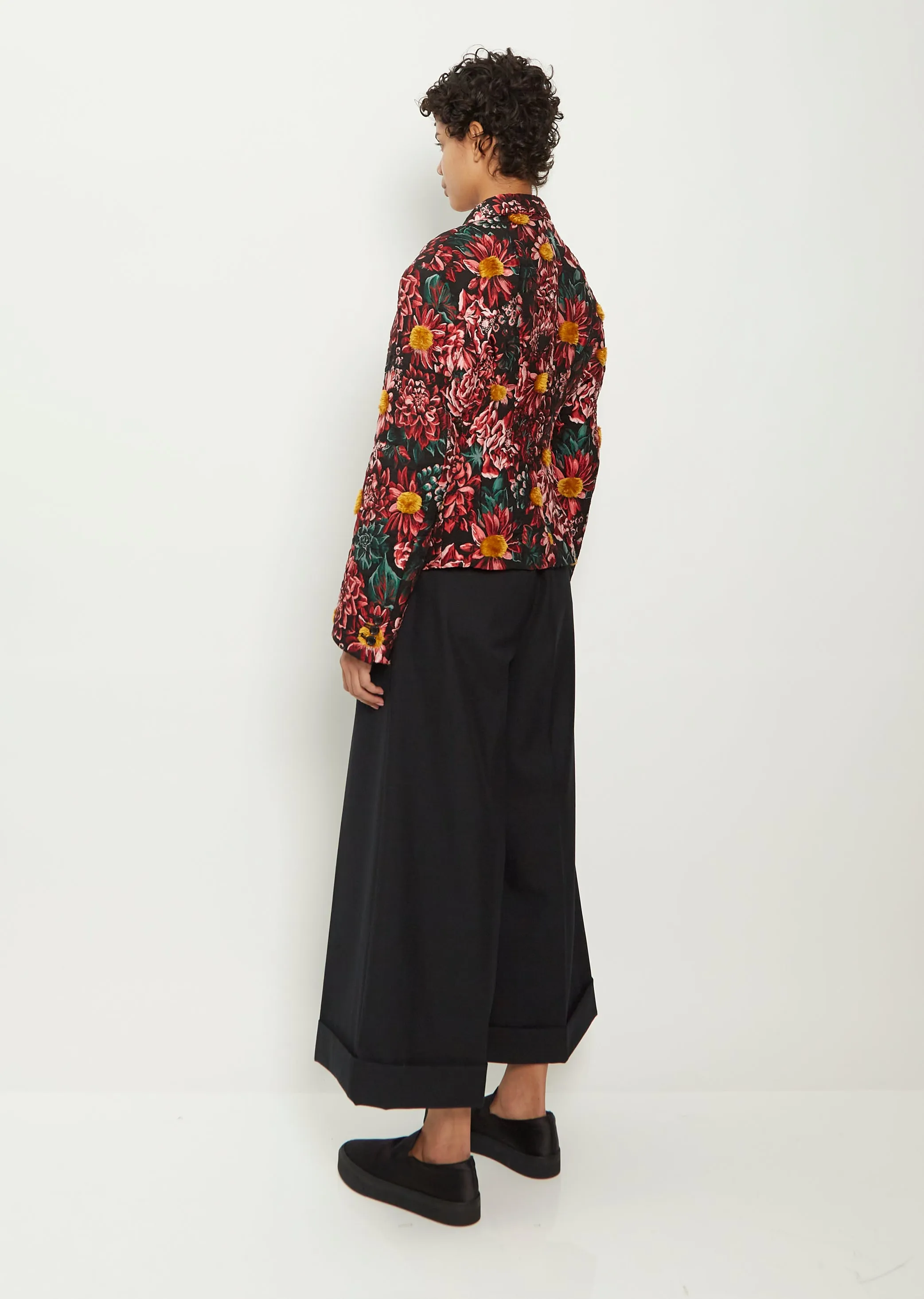 Flower Jacquard Jacket