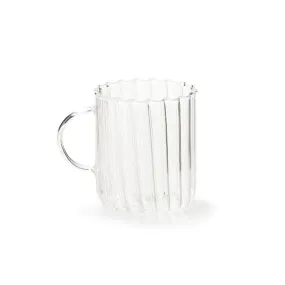 Fluted Glass Mug