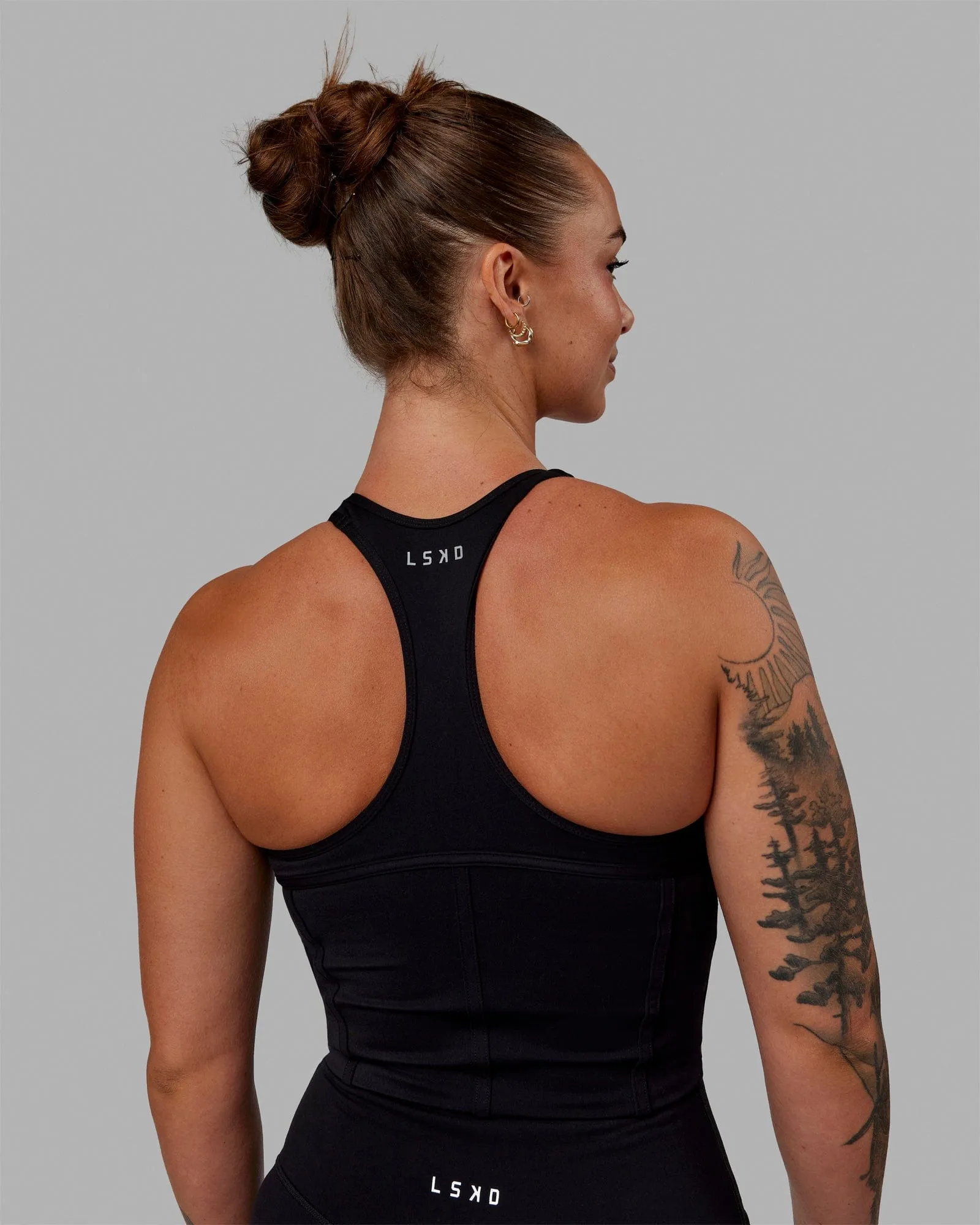 Fortitude Shelf Bra Tank - Black