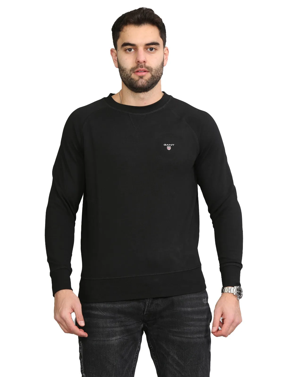 Gant Mens Crew Neck Pullover Sweatshirt S-2XL