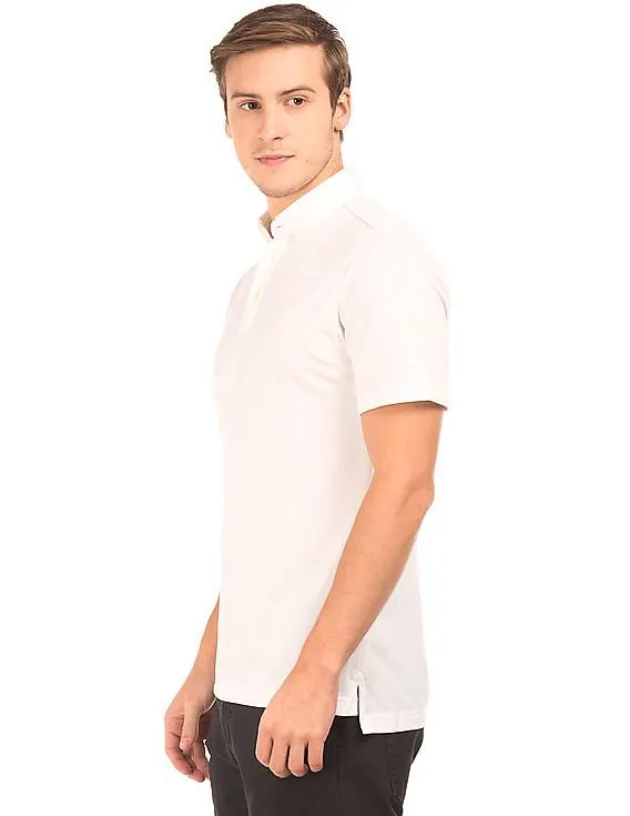 Gant Solid Button Down Polo Shirt