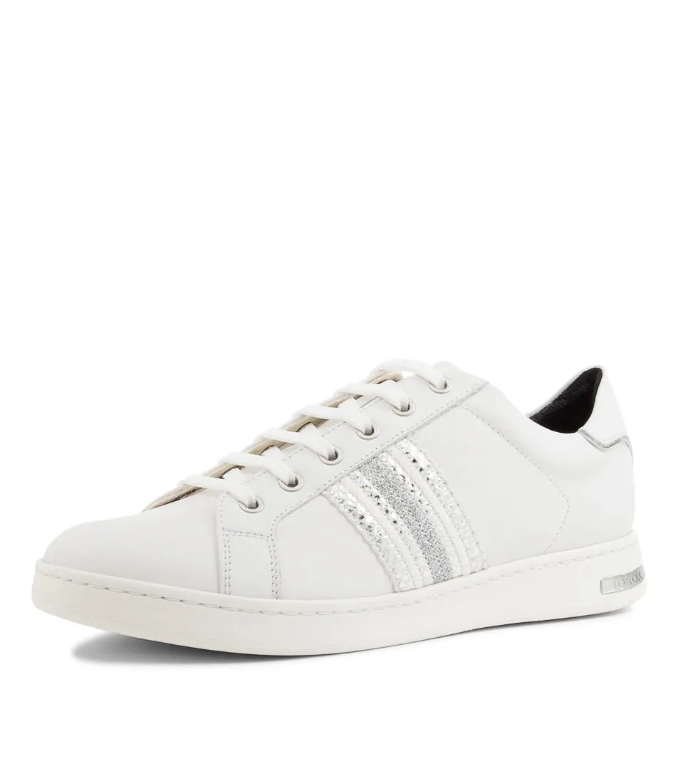 GEOX Jaysen White Leather Sneakers