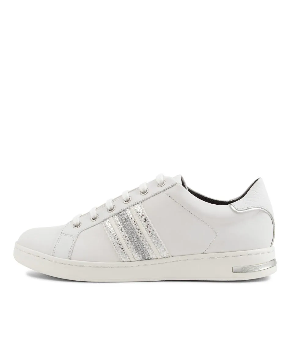 GEOX Jaysen White Leather Sneakers