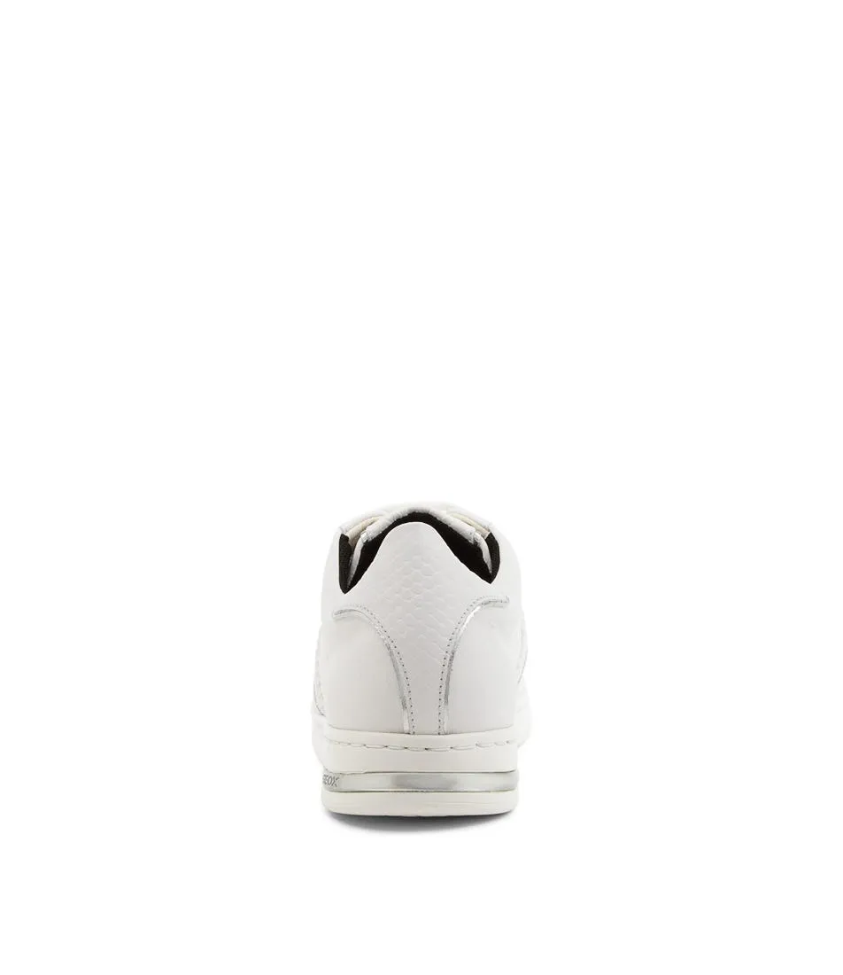 GEOX Jaysen White Leather Sneakers