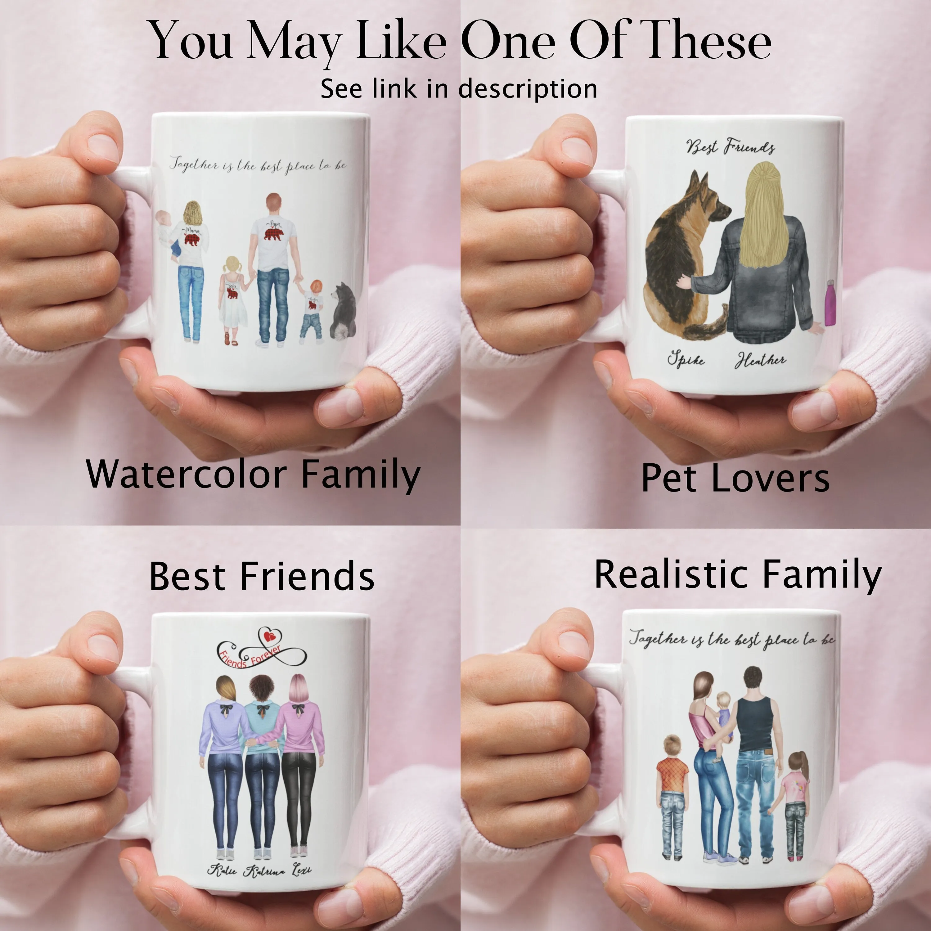 Girlfriends Mug, Coffee Mug, Personalized Mugs, Custom Friends Mug, Besties Cups