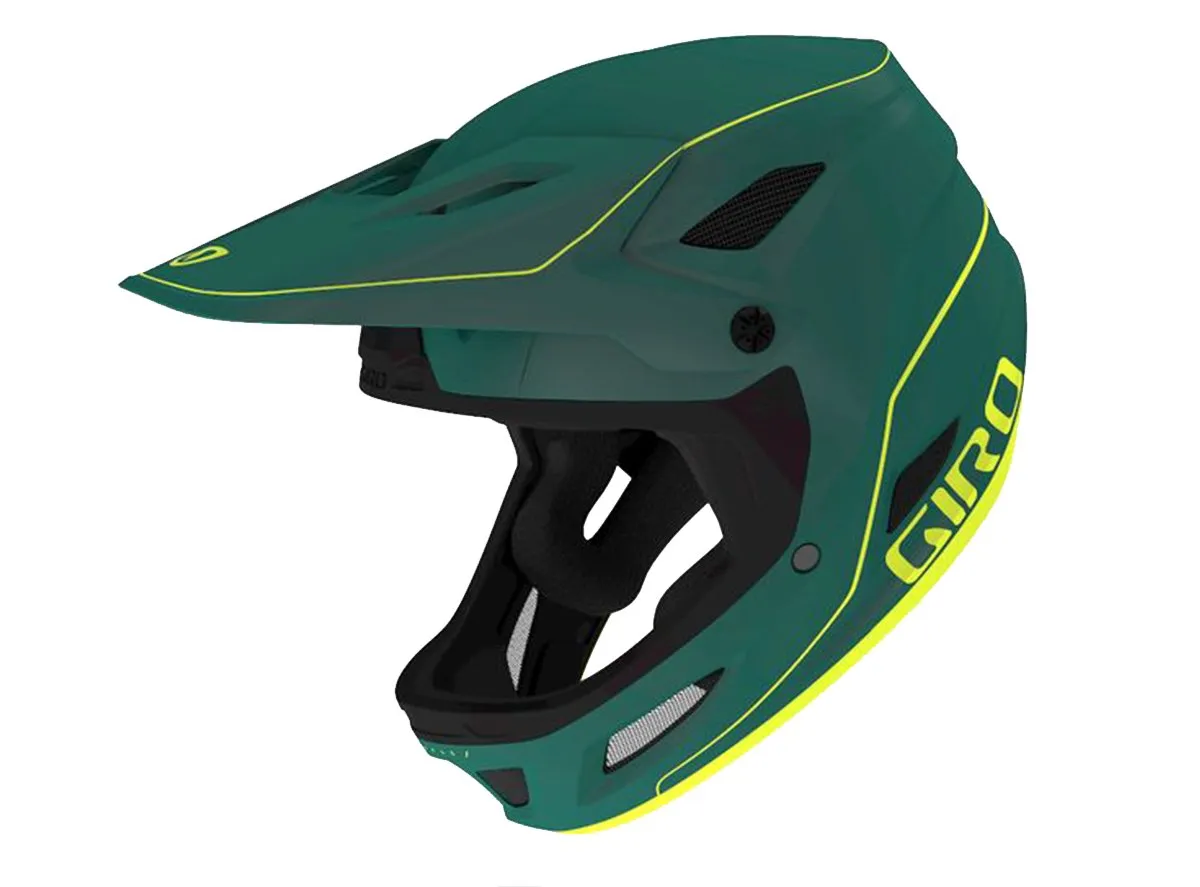 Giro Disciple MIPS Full Face Helmet - Matt True Spruce-Citron - 2020