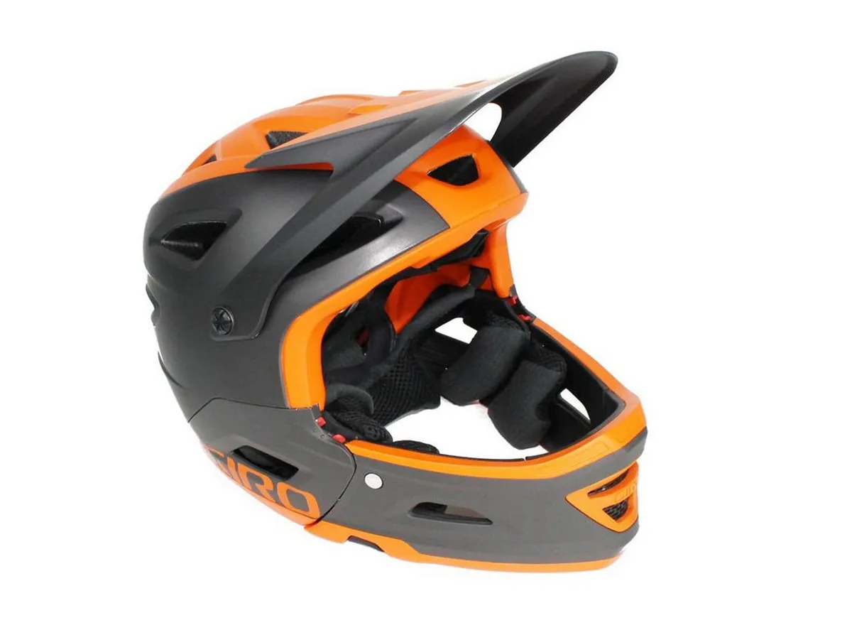 Giro Studio Switchblade MIPS Full Face Helmet - Matt Black-Orange