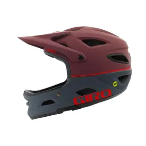 Giro Switchblade MIPS Full Face Helmet - Matt Dark Slate-Maroon