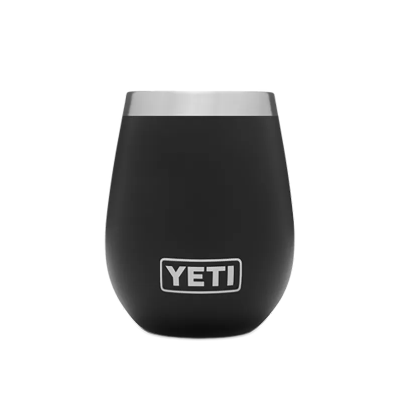 Glass cup Yeti ---Rambler 10 Oz Wine Tumbler Black