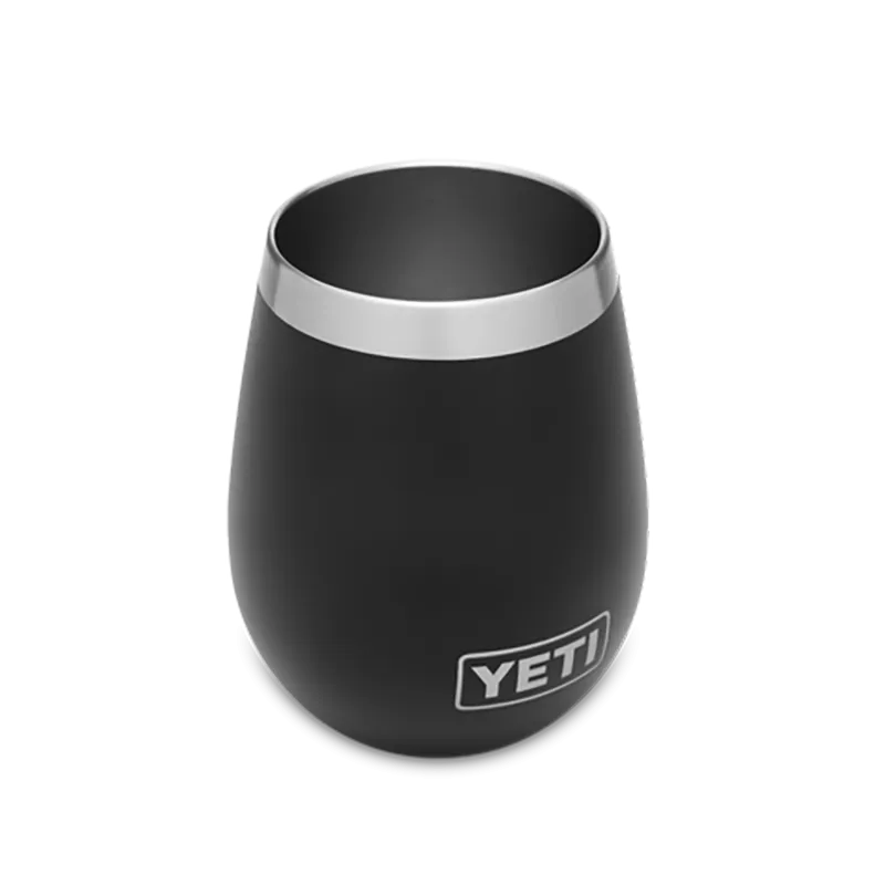 Glass cup Yeti ---Rambler 10 Oz Wine Tumbler Black