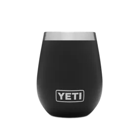 Glass cup Yeti ---Rambler 10 Oz Wine Tumbler Black