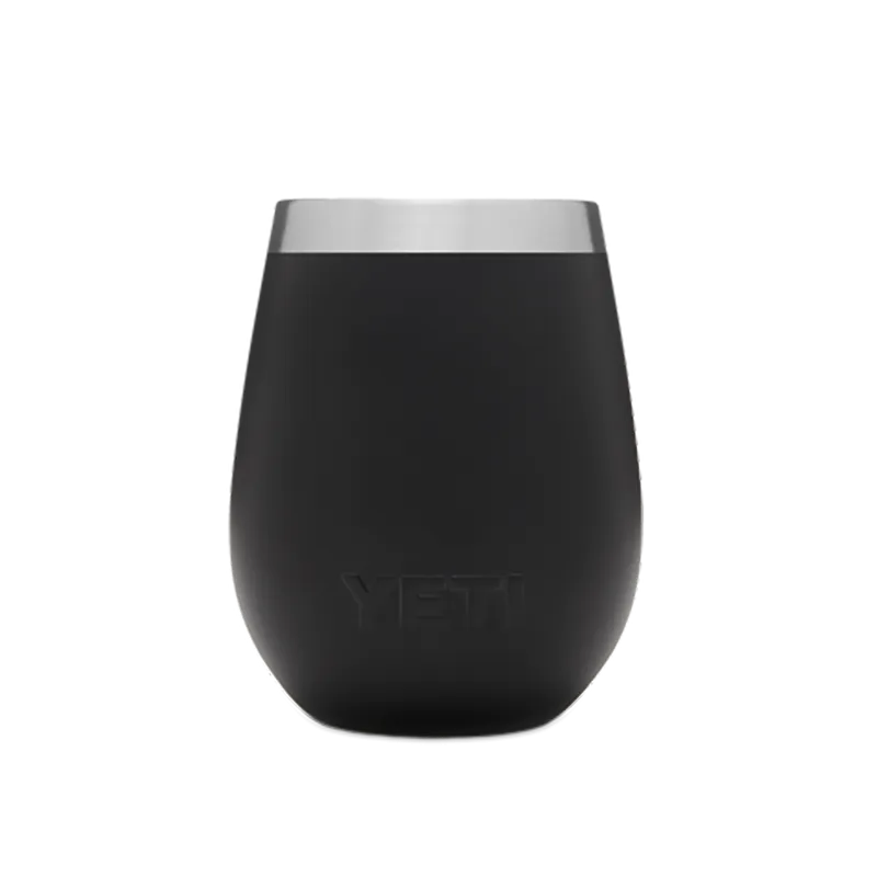 Glass cup Yeti ---Rambler 10 Oz Wine Tumbler Black