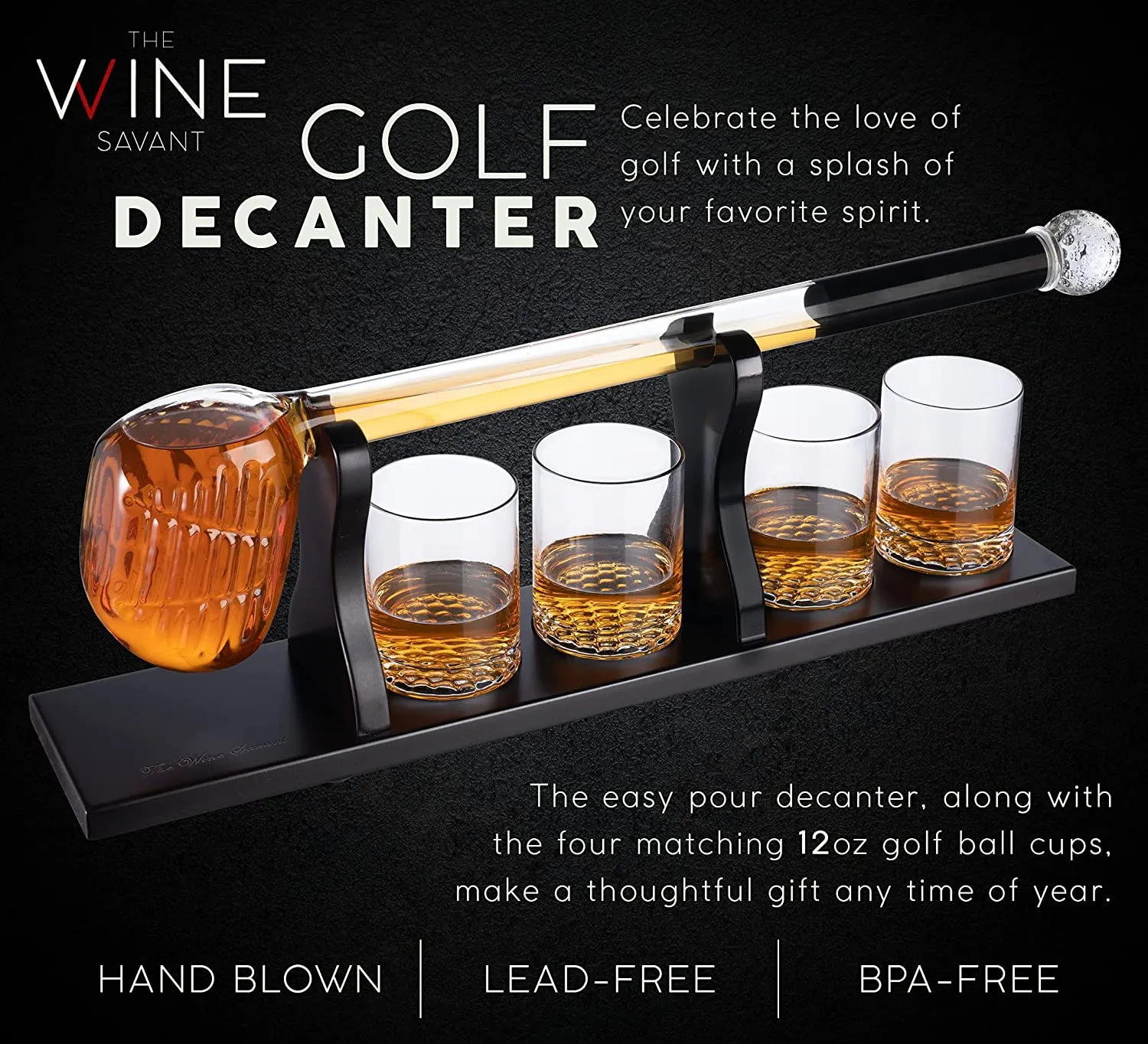 Golf Club Decanter Set