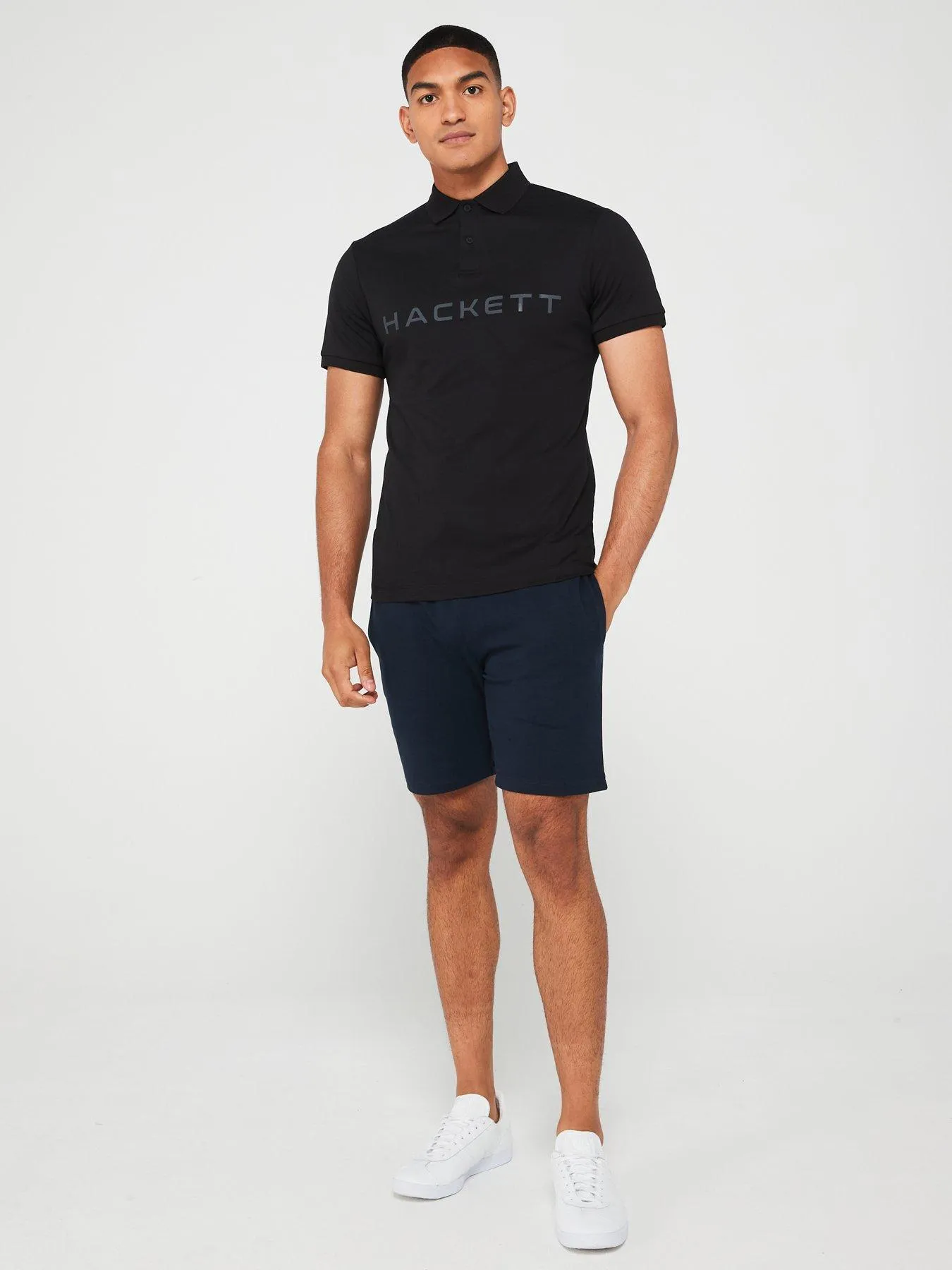 Hackett Essentials Classic Polo Shirt - Navy