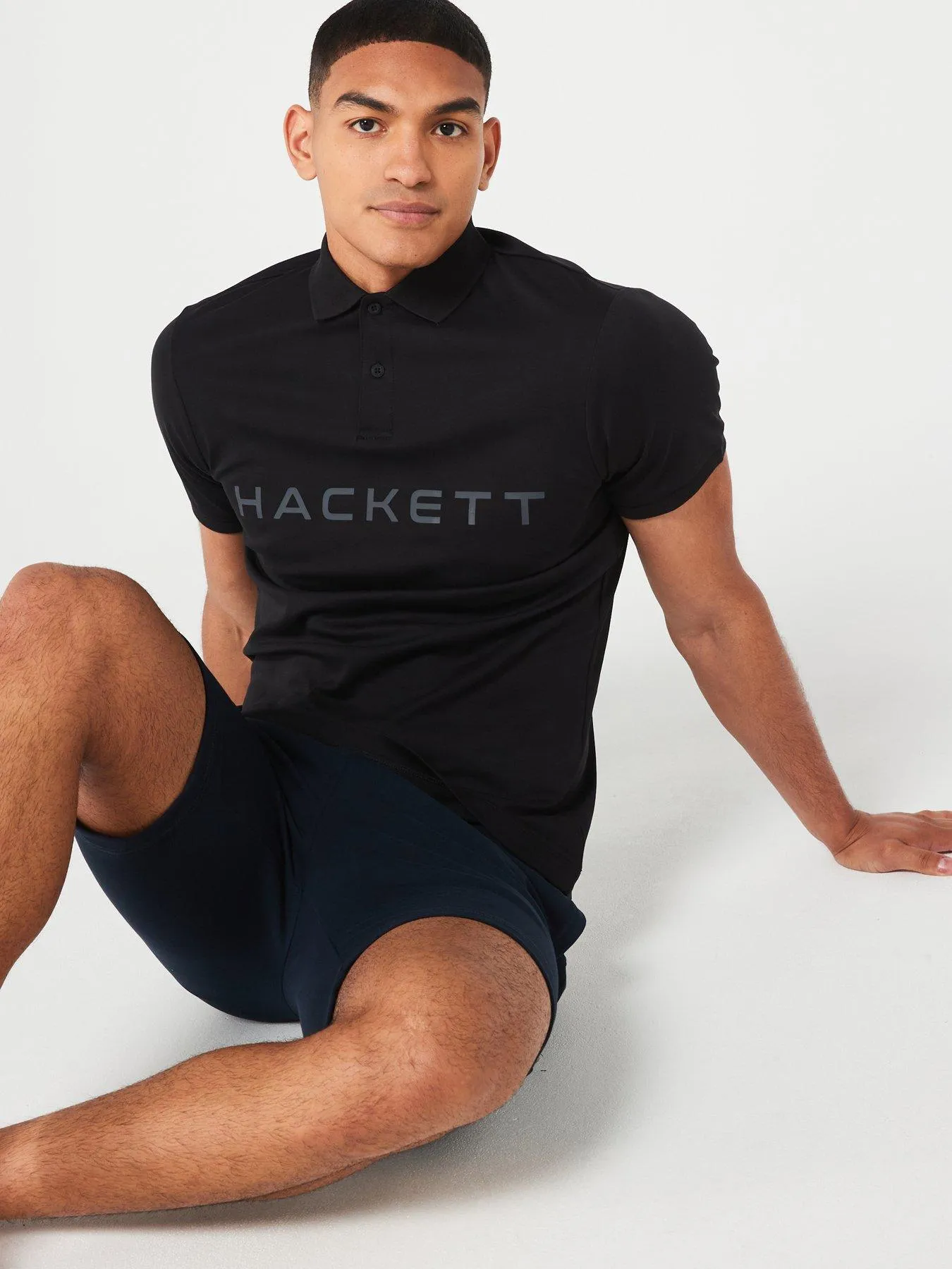 Hackett Essentials Classic Polo Shirt - Navy