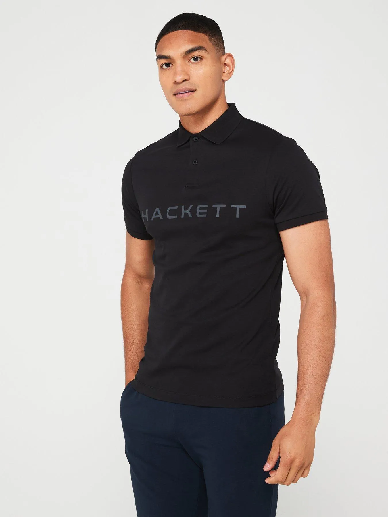 Hackett Essentials Classic Polo Shirt - Navy