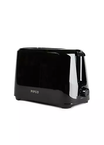 Haden Pack of 2 Pifco Essentials Black 1.7Lt Kettle & 2 Slice Toaster | Kaleidoscope