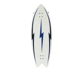 Hamboards Pescadito North Shore White 43 Skateboard