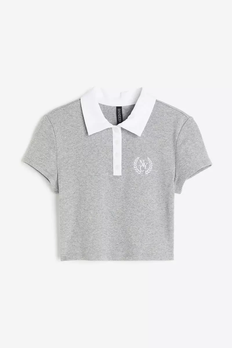 H&M Cropped polo shirt