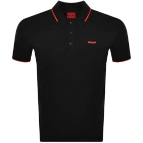 HUGO Dinoso22 Polo T Shirt Black