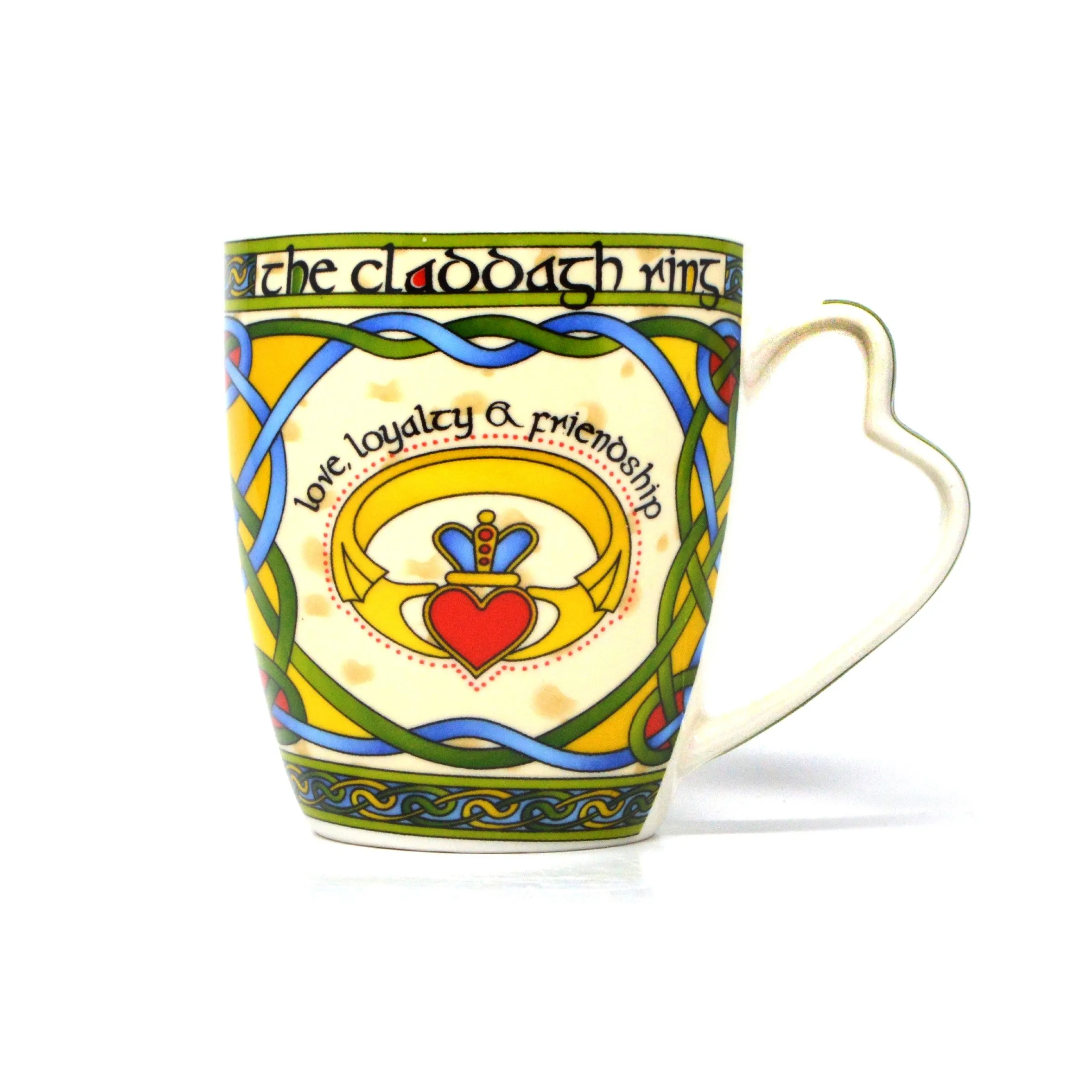 Irish Weave Claddagh Mug