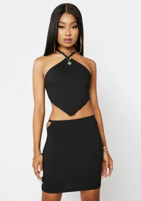 It's Serendipity Cutout Skirt Set-