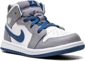 Jordan Kids Jordan 1 Mid sneakers Grey