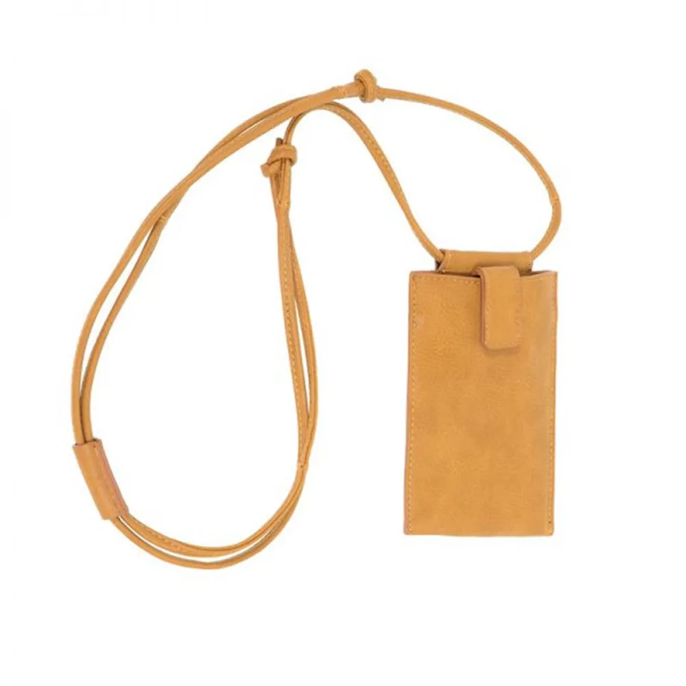 JOY SUSAN MARLEY PHONE CROSSBODY ALMOND