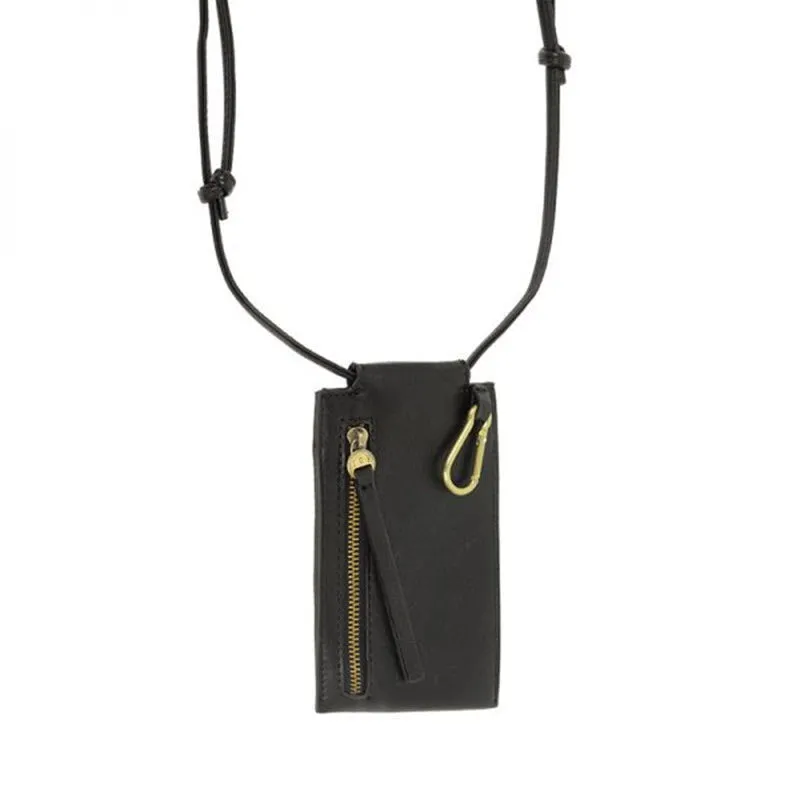 JOY SUSAN MARLEY PHONE CROSSBODY BLACK