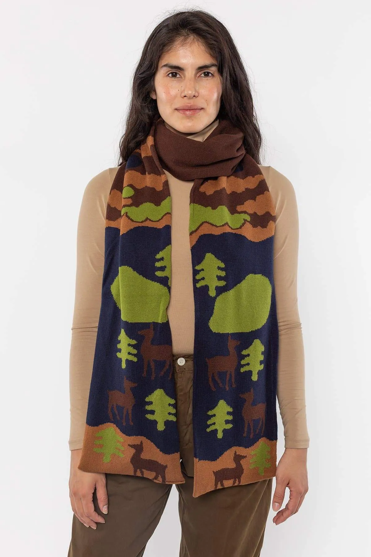 JQSCARF10 - Woodland Creature Scarf