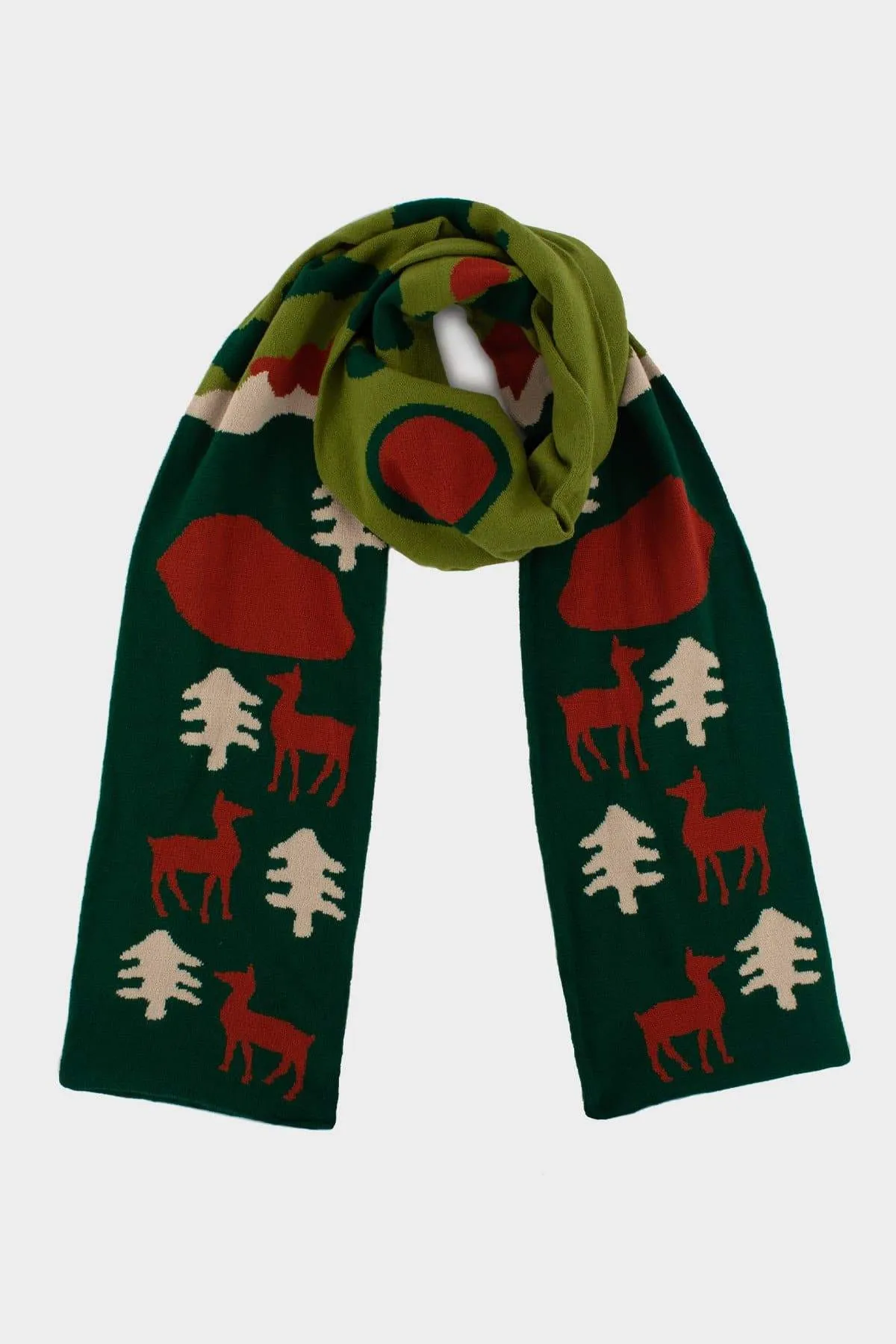 JQSCARF10 - Woodland Creature Scarf