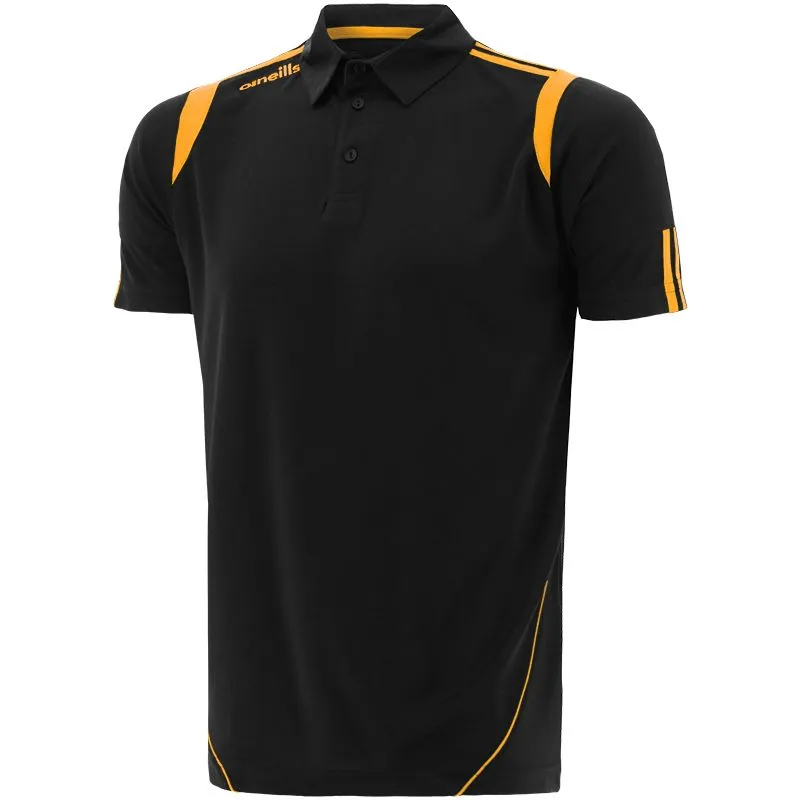 Kids' Loxton Polo Shirt Black / Amber