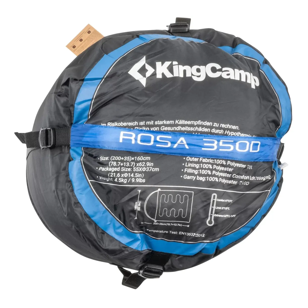 KINGCAMP ROSA 350D Double Envelope Sleeping Bag