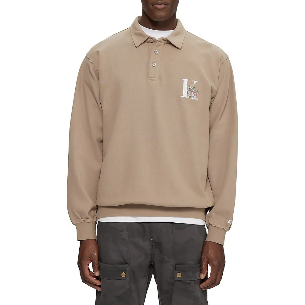 KUWALLA TEE Embroidered Logo Polo Sweatshirt