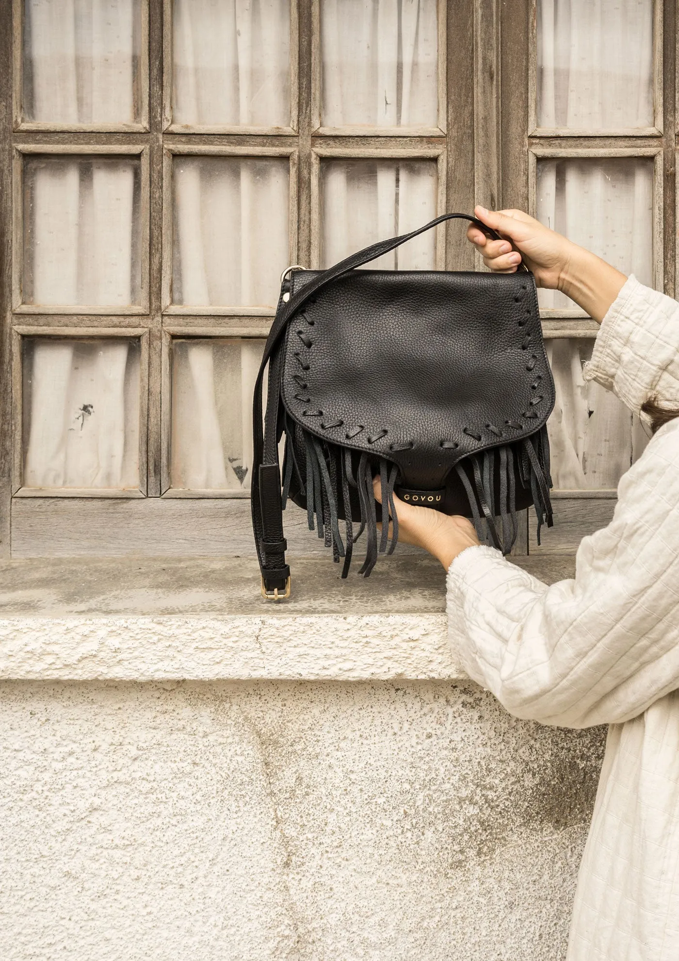 Leather Gyps Venice Bag