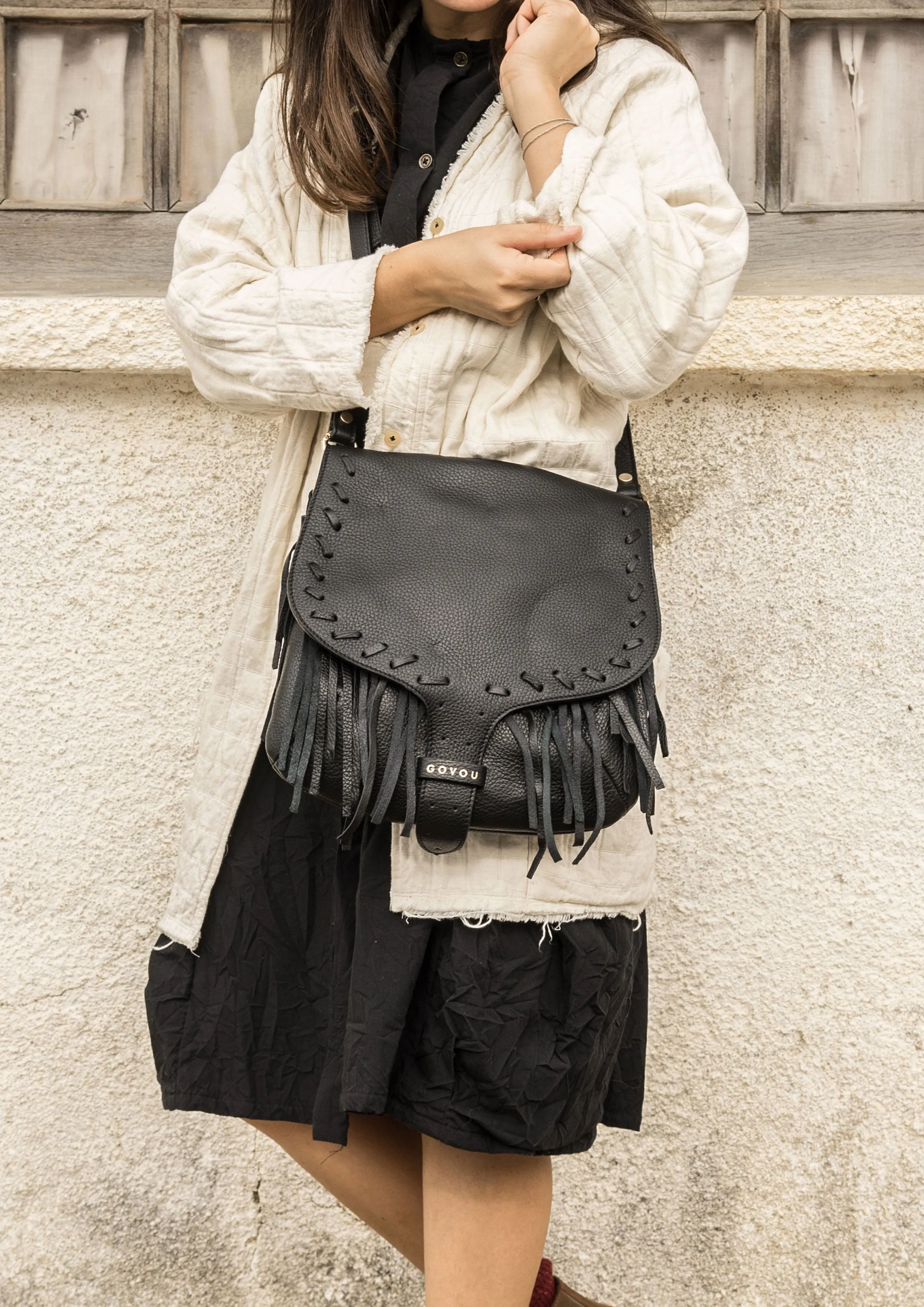 Leather Gyps Venice Bag