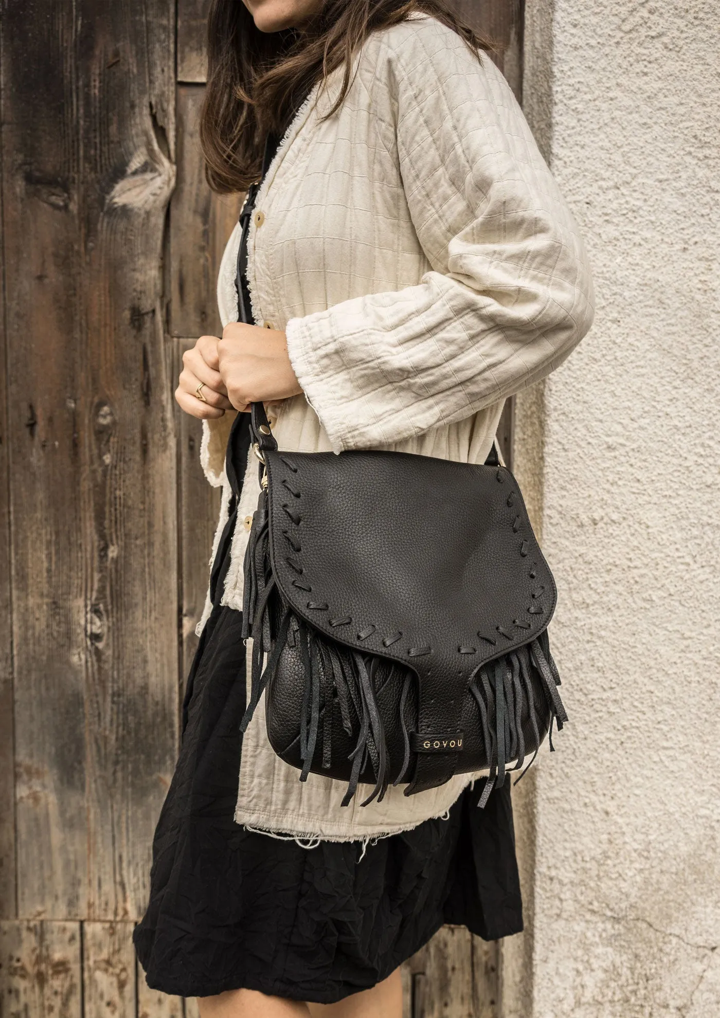 Leather Gyps Venice Bag