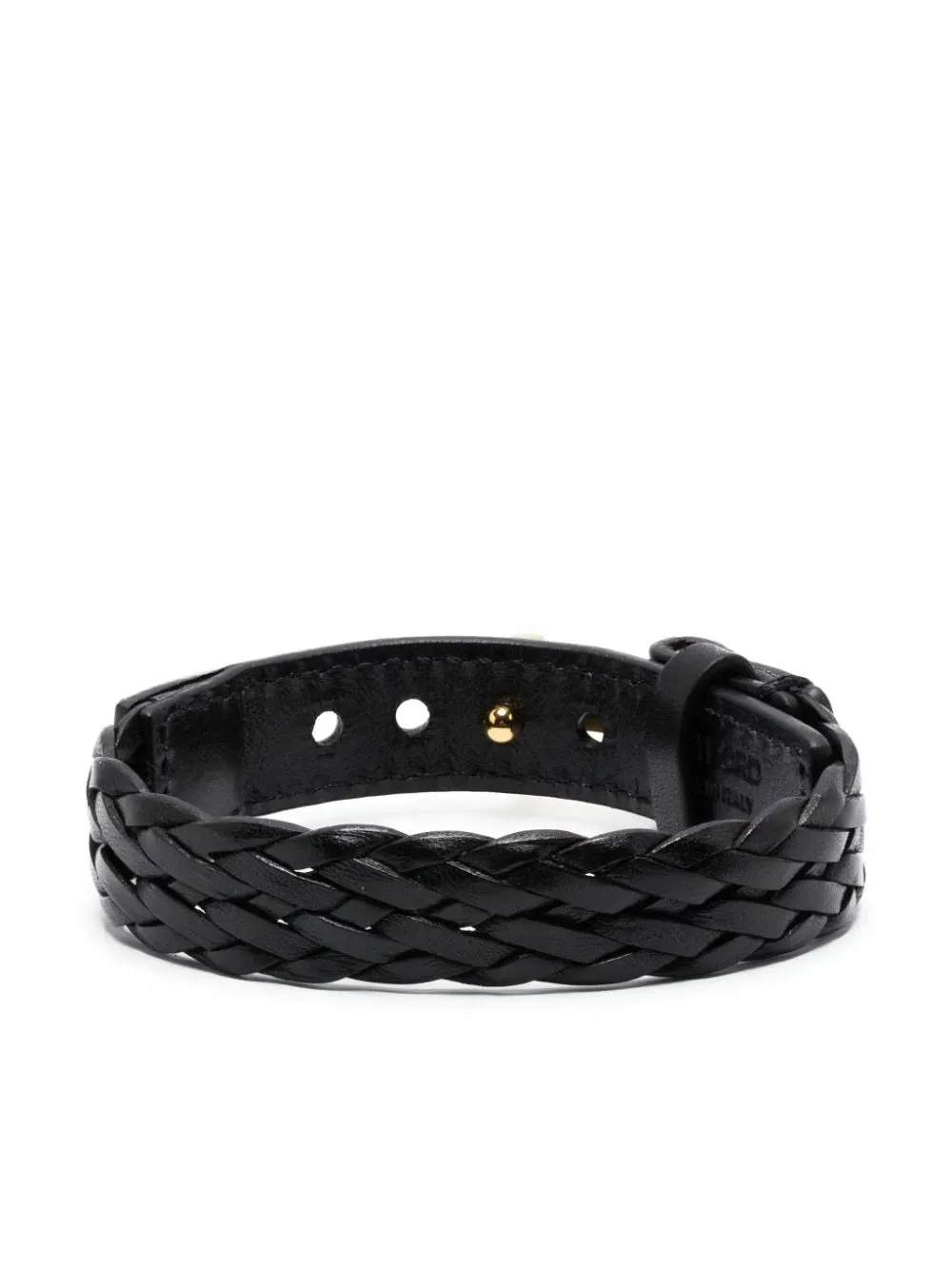 Leather T-plate bracelet