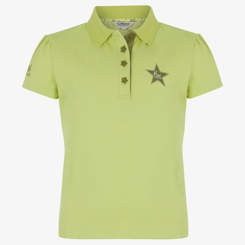 LeMieux Mini Junior Polo Shirt - Kiwi