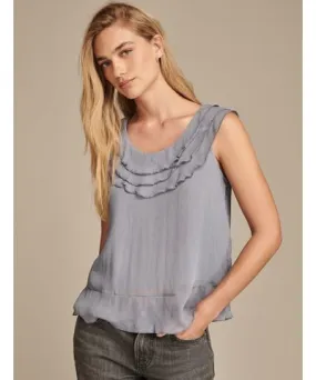 Lucky Brand Women's Triple Ruffle Tank