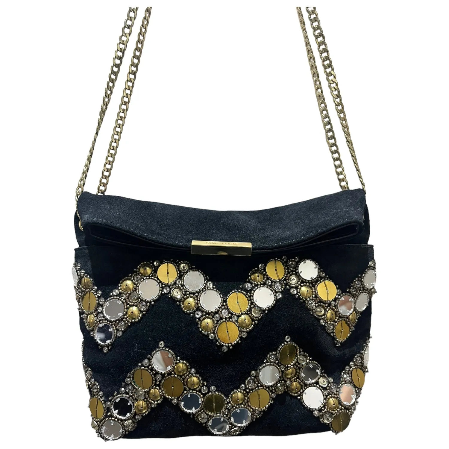 Matthew Williamson Black and Gold Bag