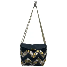 Matthew Williamson Black and Gold Bag