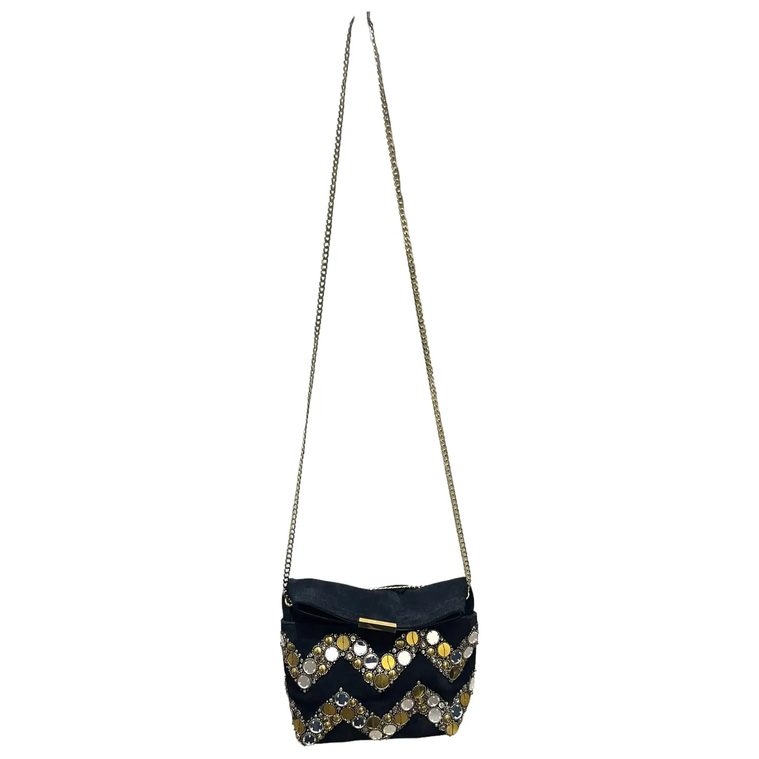 Matthew Williamson Black and Gold Bag