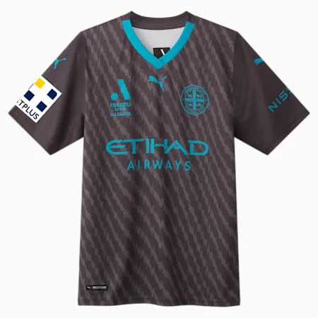 Melbourne City FC Replica 23/24 THIRD Jersey | Dark Coal-Cast Iron-MCFC | PUMA Exclusion List | PUMA 