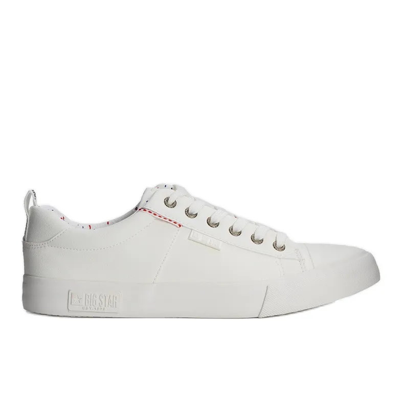 Men's white sneakers Big Star KK174003