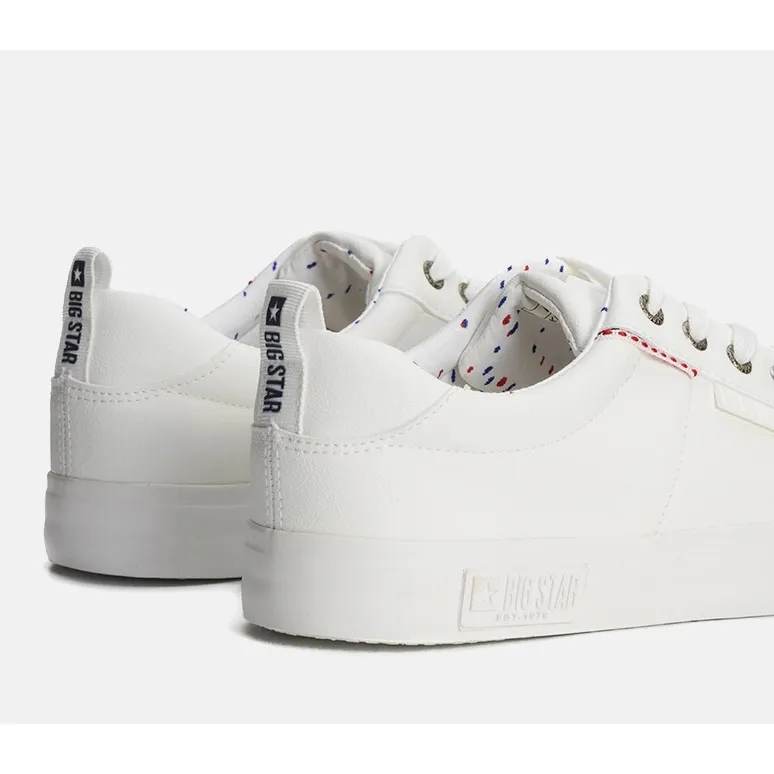 Men's white sneakers Big Star KK174003