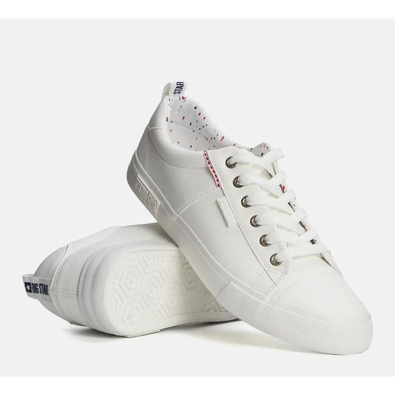 Men's white sneakers Big Star KK174003