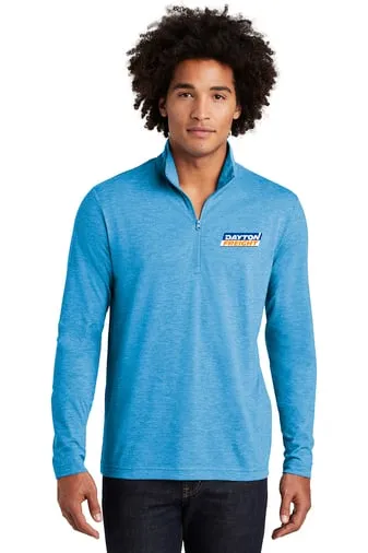 Men's Tri-Blend Wicking 1/4 Zip Pullover