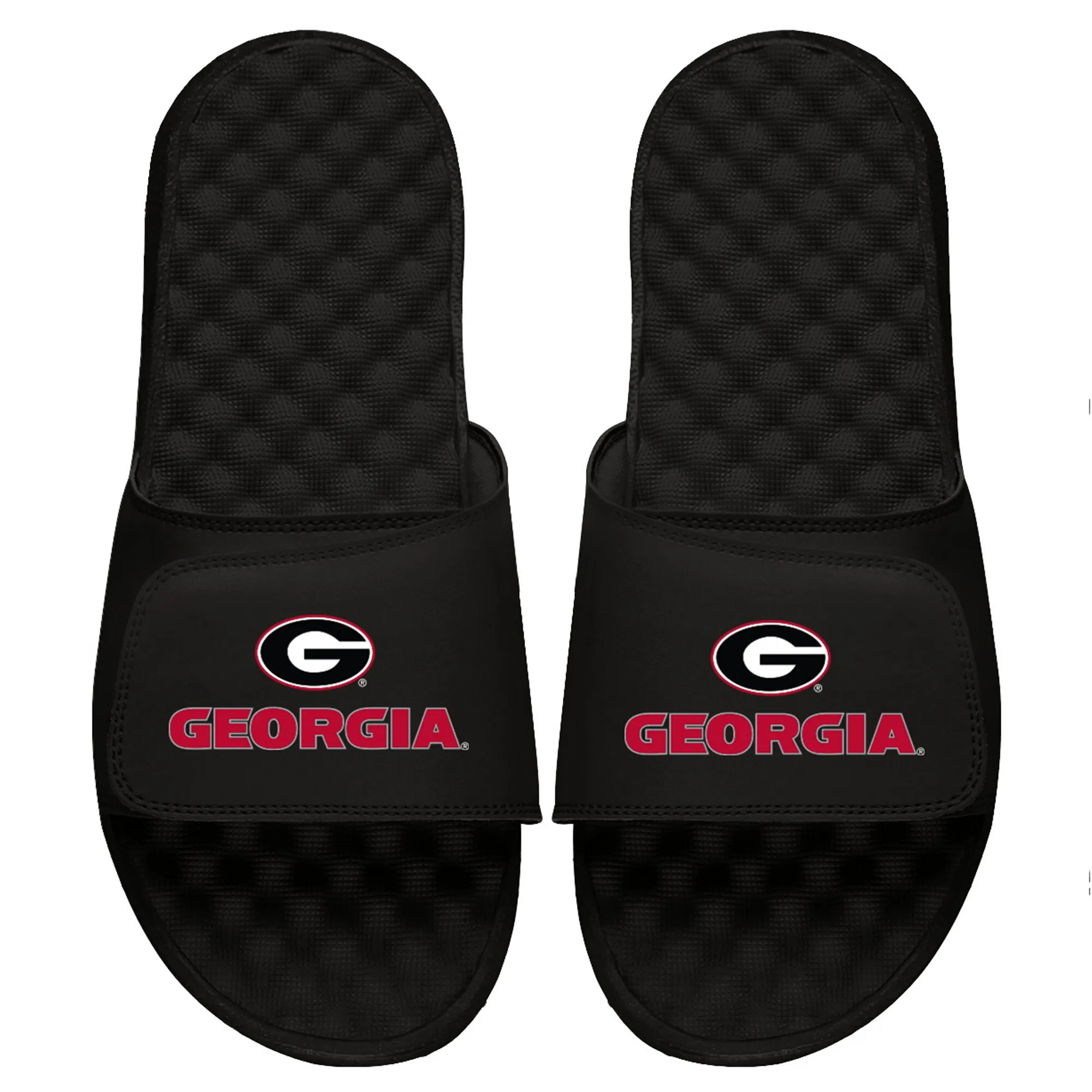 Men's ISlide Black Georgia Bulldogs Secondary Logo Slide Sandals