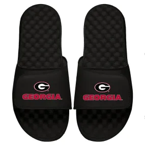 Men's ISlide Black Georgia Bulldogs Secondary Logo Slide Sandals